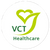 VCT Healthcare company logo featuring green heart and leaf design symbolizing natural health solutions
